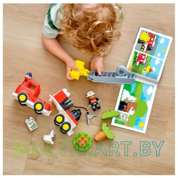 Конструктор LEGO Duplo 10969 Пожарная машина картинка 7